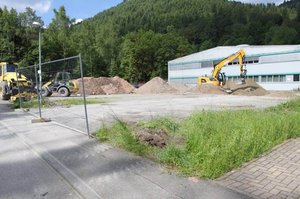10.06.2016 Start of construction with the 2nd section of the car park area