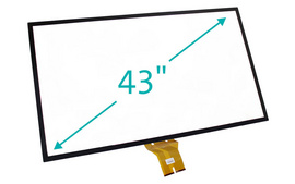 Herstellung & Verarbeitung von 43" Touchscreen mit Glas - Sensor