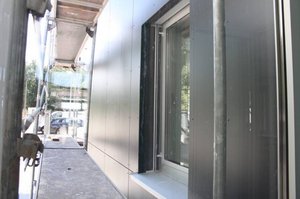 30.06.2016 New facade cladding is installed